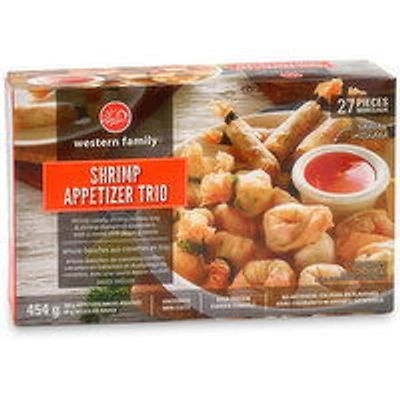 Western Family - Shrimp Appetizer Trio, 454 Gram