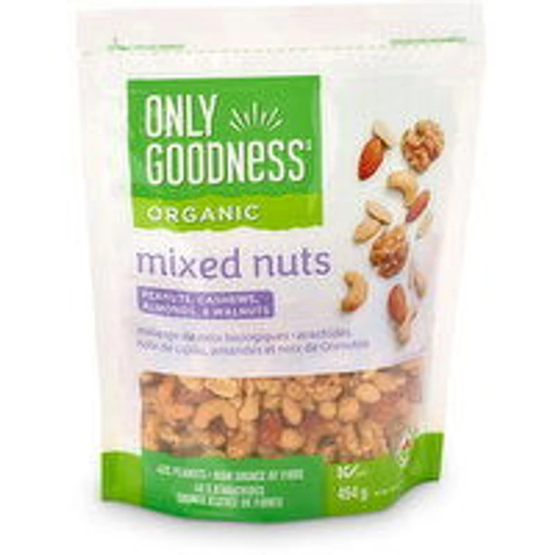 Only Goodness - Organic Mixed Nuts, 454 Gram