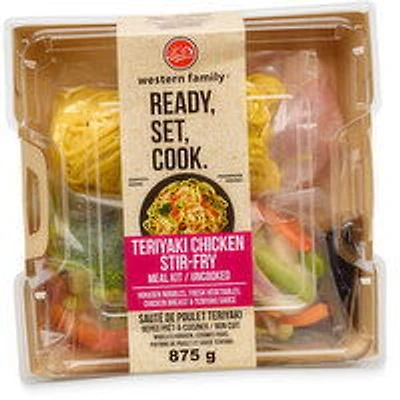 Western Family - Teriyaki Chicken Stir Fry Meal Kit, 875 Gram
