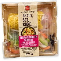 Western Family - Teriyaki Chicken Stir Fry Meal Kit, 875 Gram