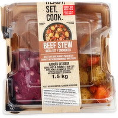 Western Family - WF Beef Stew Meal Kit, 1.5 Kilogram