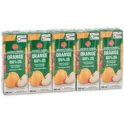 Western Family - Westrn Family Cocktl Juice Orange Blend, 5 Each