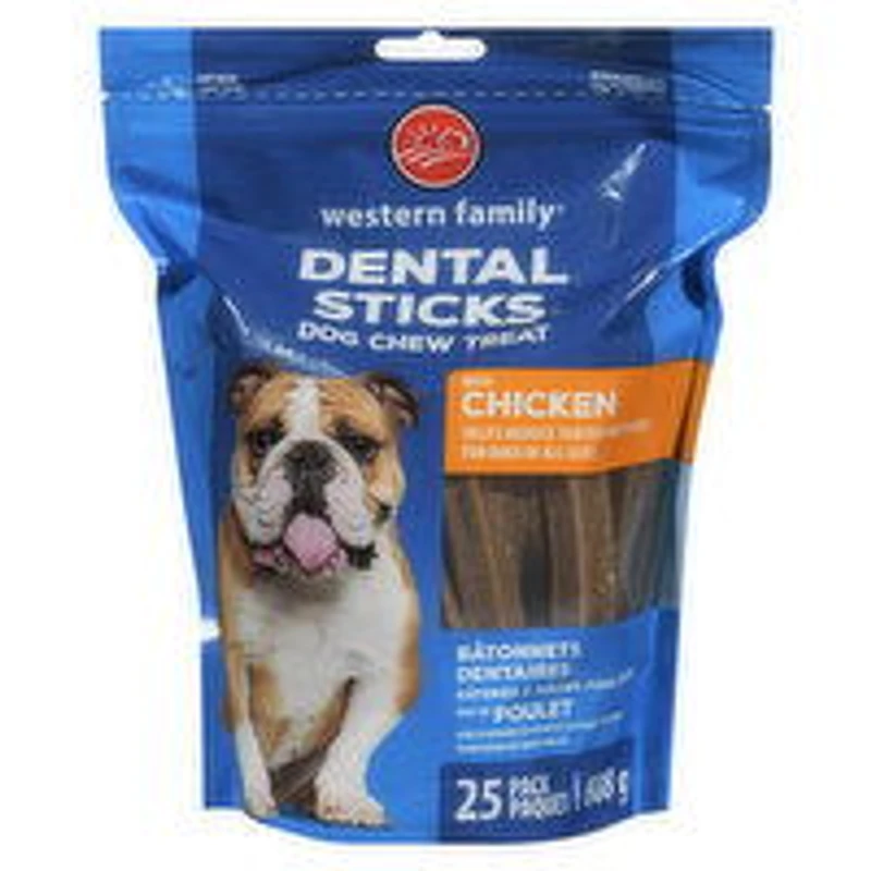 Western Family - Dental Sticks Chicken, 608 Gram