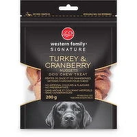 Western Family - Signature Turkey Cranberry Dog Chew, 200 Gram