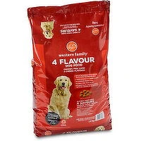 Western Family - 4 Flavour Dog Food, 14 Kilogram