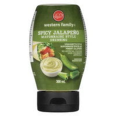 Western Family - Spicy Jalapeno Mayonnaise Style Dressing, 300 Millilitre