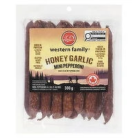Western Family - Honey Garlic Pepperoni Sticks, 300 Gram