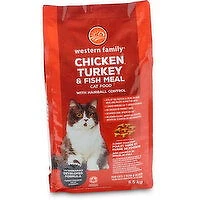 Western Family - Chicken Turkey and Fish Meal Cat Food, 5.5 Kilogram