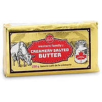 Western Family - Salted Butter, 250 Gram