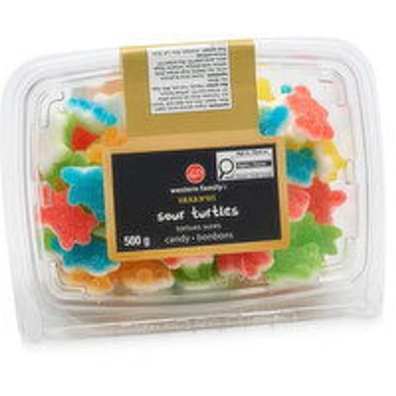 Western Family - Sour Turtles, Grab N'Go, 600 Gram