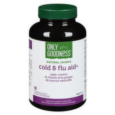 Only Goodness - Cold & Flu Aid+ Capsules, 90 Each