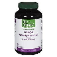 Only Goodness - Maca Capsules 3000 mg (dry), 180 Gram