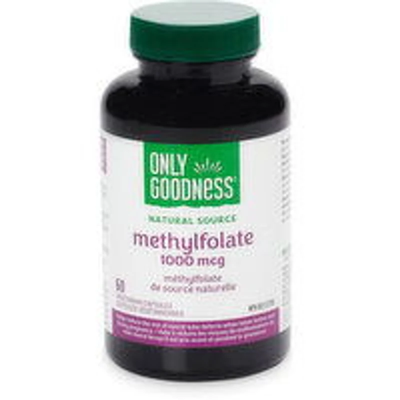 Only Goodness - Methylfolate Capsules (Active Folic Acid), 60 Each