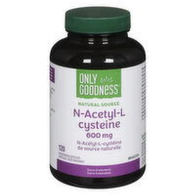 Only Goodness - N-Acetyl-L Cysteine Capsules 600 mg, 120 Gram