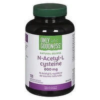 Only Goodness - N-Acetyl-L Cysteine Capsules 600 mg, 120 Gram