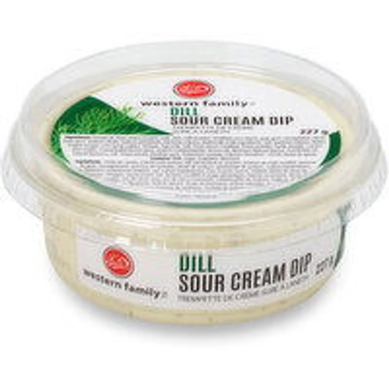 Western Family - Dill Sour Cream Dip, 227 Gram