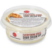 Western Family - Everything Bagel Sour Cream Dip, 227 Gram