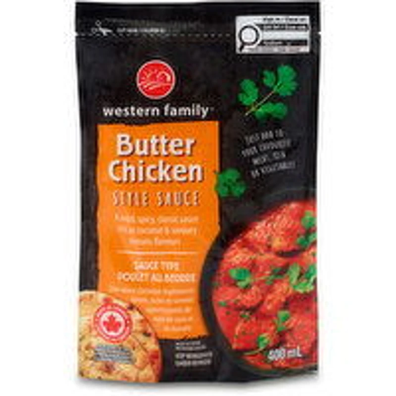 Western Family - Butter Chicken Style Simmer Sauce, 400 Gram
