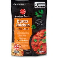 Western Family - Butter Chicken Style Simmer Sauce, 400 Gram