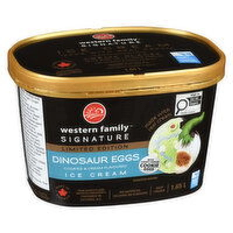 Western Family - Signature Dinosaur Eggs Ice Cream - Limited Edition, 1.65 Litre