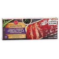 Western Family - Korean Style Pork Back Ribs, 610 Gram