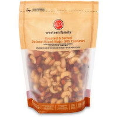 Western Family - Deluxe Mixed Nuts, Roasted and Salted, 500 Gram