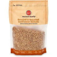 Western Family - Roasted Unsalted Sunflower Kernels, 350 Gram