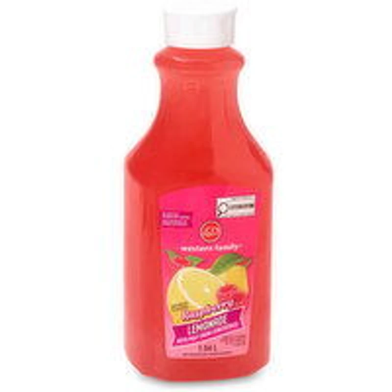 Western Family - Raspberry Lemonade With Pulp, 1.54 Litre