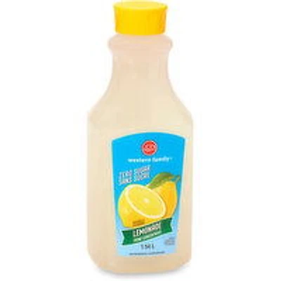 Western Family - Zero Sugar Lemonade, 1.54 Litre