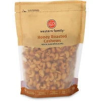 Western Family - Honey Roasted Cashews, 500 Gram