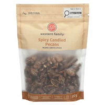 Western Family - Spicy Candied Pecans, 350 Gram