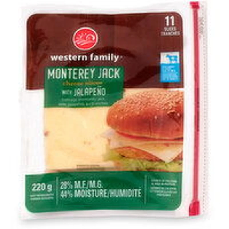 Western Family - Western family Monte Jack Jalapeno, 220 Gram