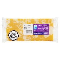 VALUE PRICED - Marble Cheddar Cheese Block, 820 Gram