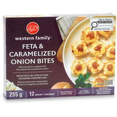 Western Family - Feta & Caramelized Onion Bites, 12 Pieces, 255 Gram