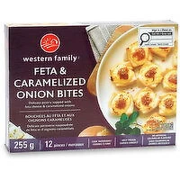 Western Family - Feta & Caramelized Onion Bites, 12 Pieces, 255 Gram