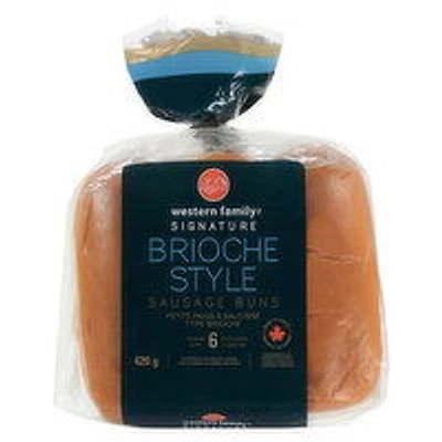 Western Family - Brioche Style Sausage Buns, 6 Pack, 1 Each
