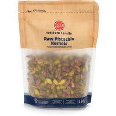 Western Family - Raw Pistachio Kernels, 350 Gram