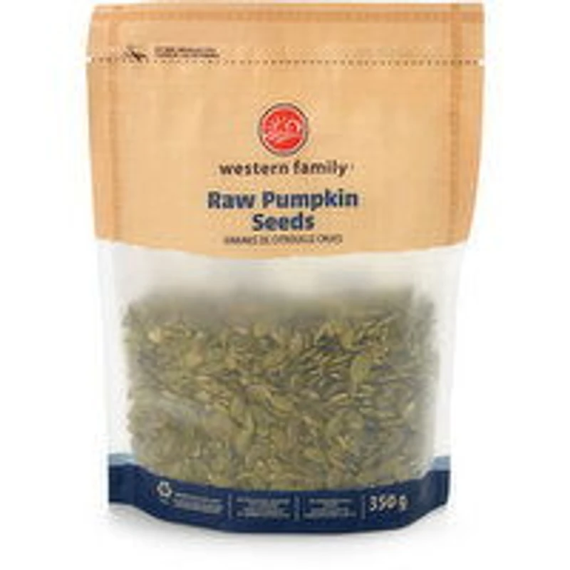 Western Family - Raw Pumpkin Seeds, 350 Gram