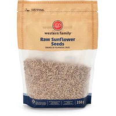 Western Family - Sunflower Seeds Raw, 350 Gram