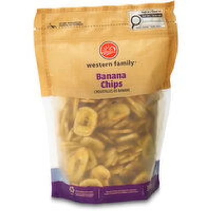 Western Family - Banana Chips, 350 Gram