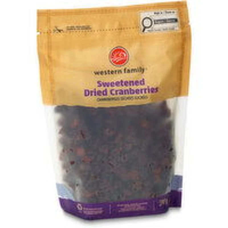 Western Family - Cranberries Dried, 500 Gram