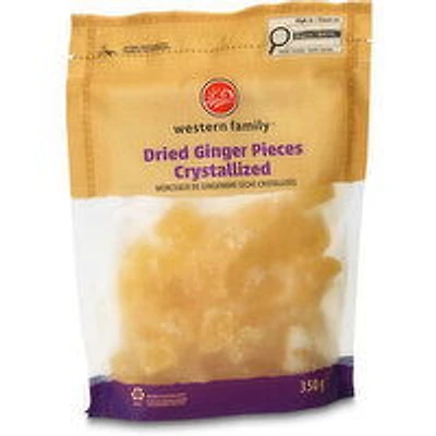 Western Family - Ginger Pieces Crystallized, 350 Gram