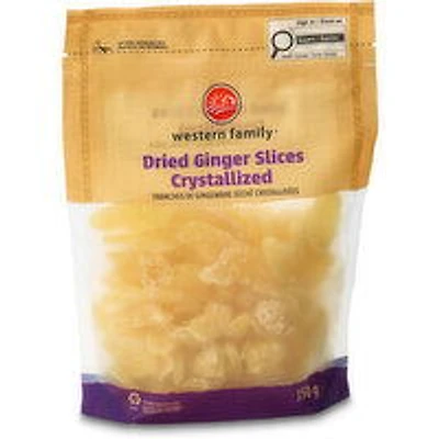 Western Family - Ginger pcs sliced, 350 Gram