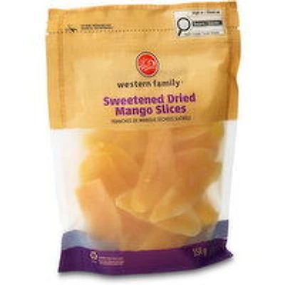 Western Family - Dried Mango Slices, 350 Gram