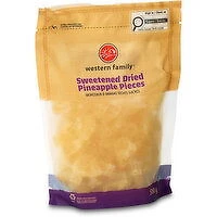 Western Family - Dried Pineapple Pieces, 500 Gram
