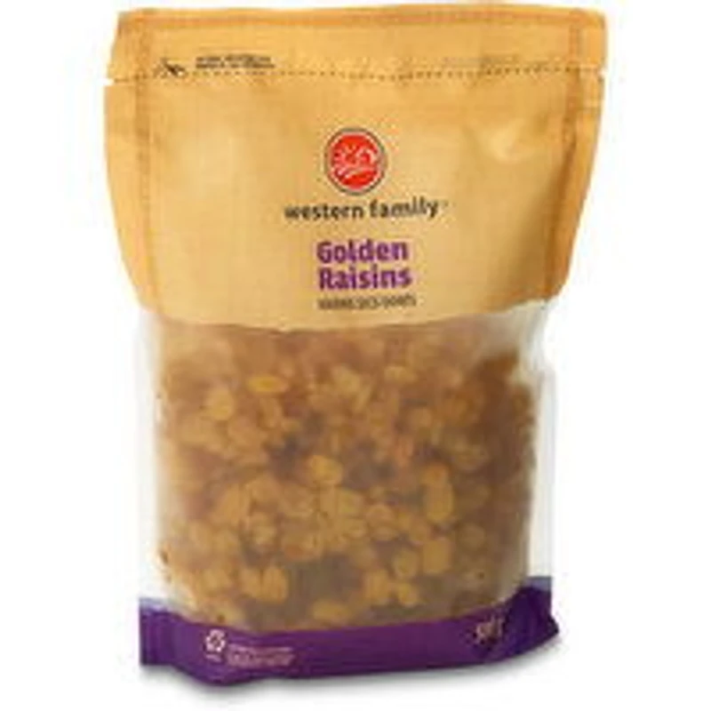 Western Family - Golden Raisins, 500 Gram