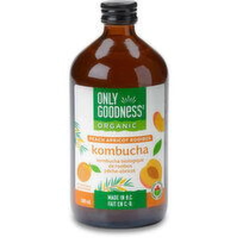 Only Goodness - Peach Apricot Rooibos Kombucha, 500 Millilitre