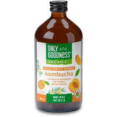 Only Goodness - Peach Apricot Rooibos Kombucha, 500 Millilitre