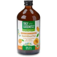 Only Goodness - Peach Apricot Rooibos Kombucha, 500 Millilitre