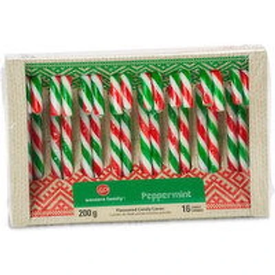 Western Family - Peppermint Candy Canes, 16 Pack, 200 Gram